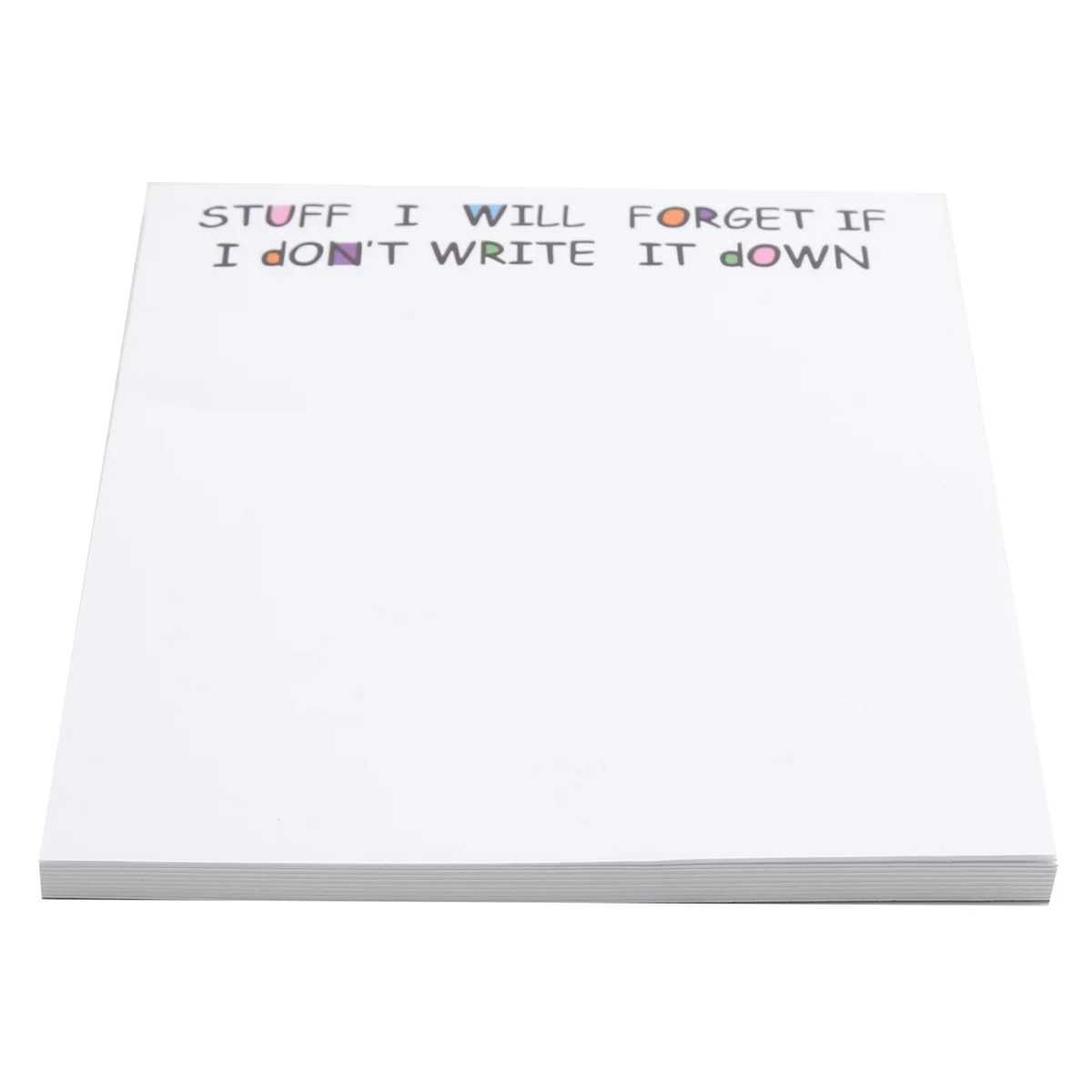 New Funny Sticky Note, to Do List Notepad Funny Stationery, Office Supplies, Notebook Labels, Desk Sticky Note 50 Pages,A