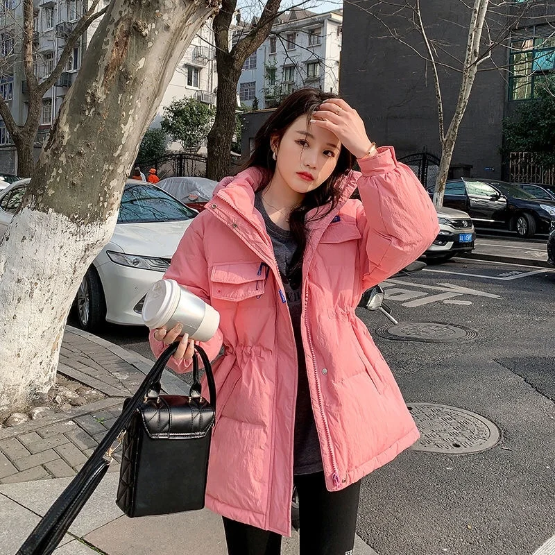 2023 New Parkas Women Winter Jacket Hooded Thick Warm Cotton Padded Parka Casual Basic Coat Female Snow Coat Outerwear