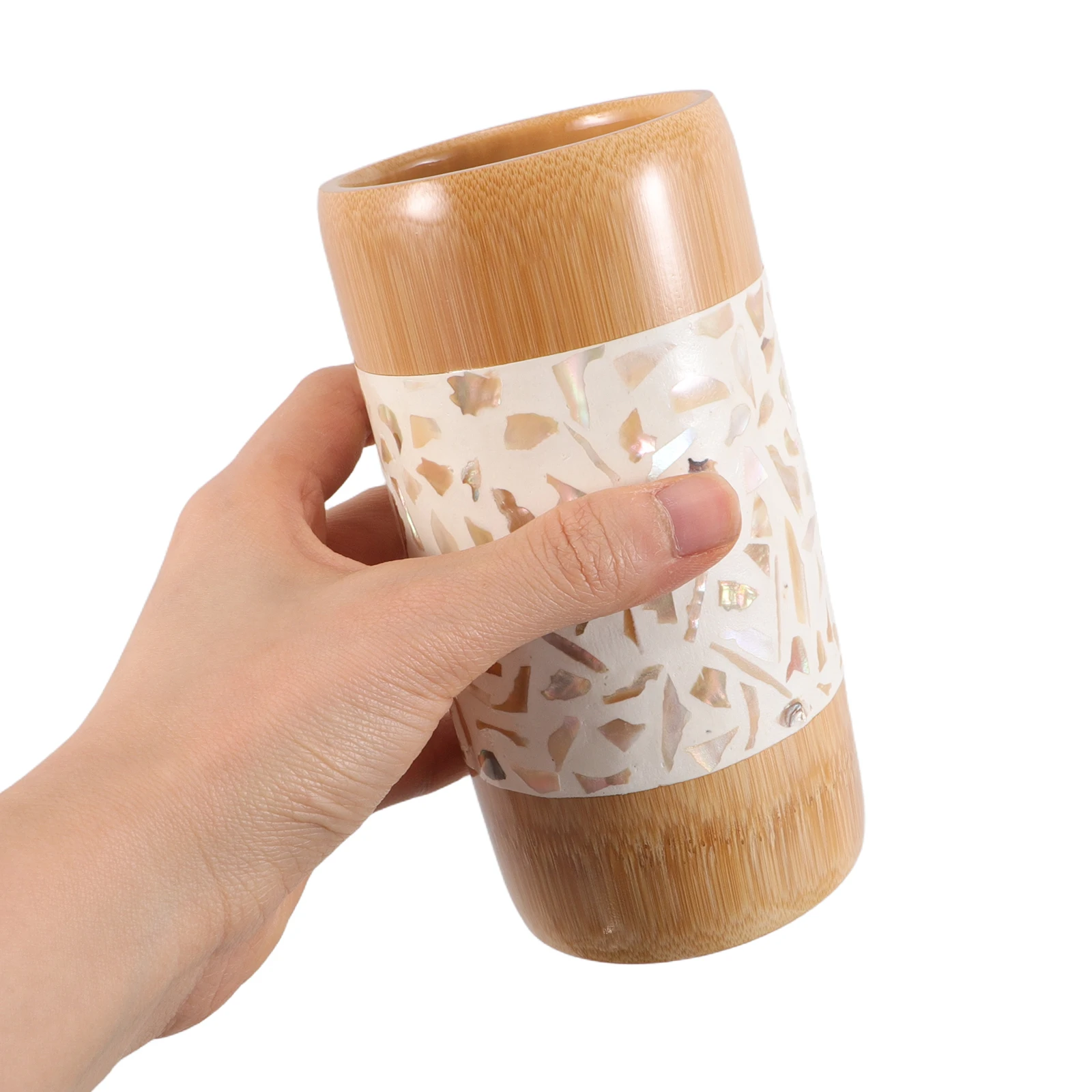 

Bamboo Pen Desk Accessories Stationery Storage Container Office Study Office Organization And Storage Artists Elegant Wooden Cup