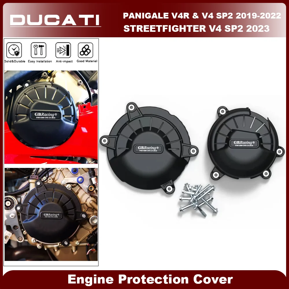

GB Racing PANIGALE V4R & V4 SP2 2019-2022 STREETFIGHTER V4 SP2 2023 Motorcycle Engine Protect Cover For DUCATI Clutch Protection