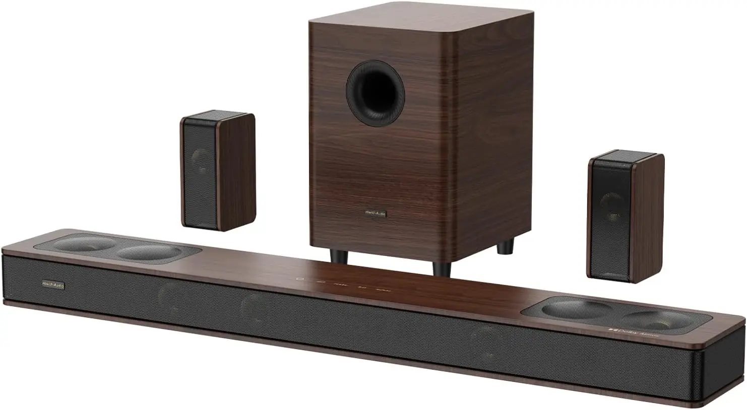 Flagship 5.3.4 Soundbar with Dolby Atmos, 800W Sound Bar for Smart TV with Subwoofer, 2 Wireless Rear Speakers, BassCoupling Tec