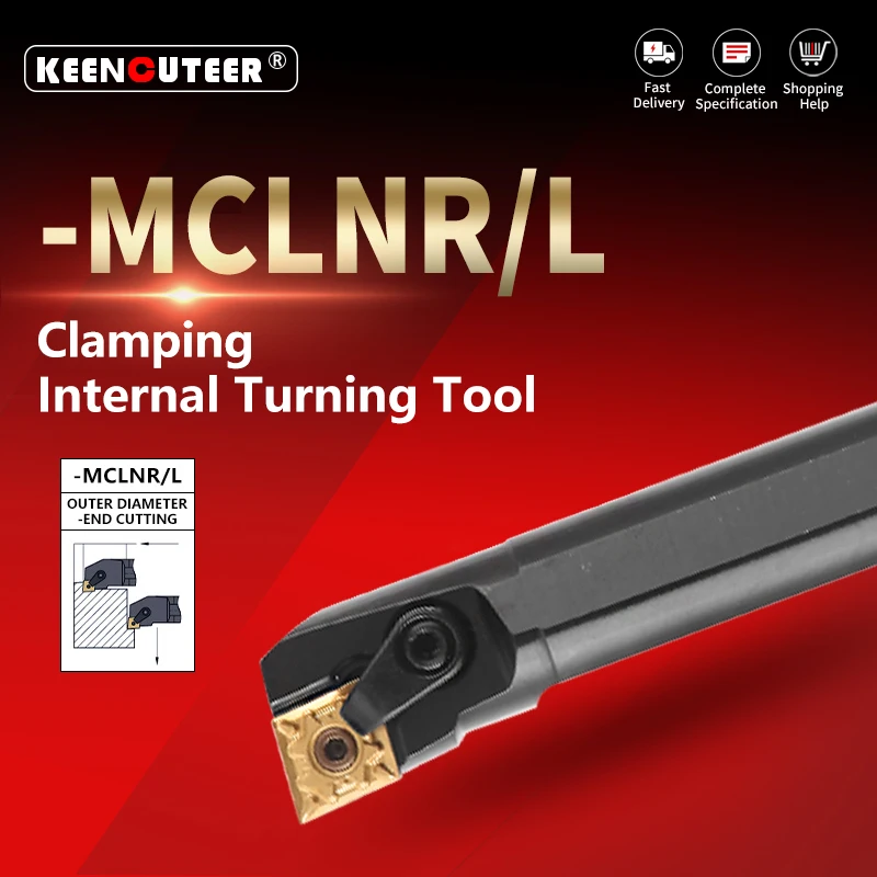Ferramenta de Torneamento Interna-mclnr l S16q-mclnr S20r-mclnr S25s-mclnr S32s-mclnrlathe Barra de Torneamento Suporte Cnc Ferramenta de Corte Barra de Corte