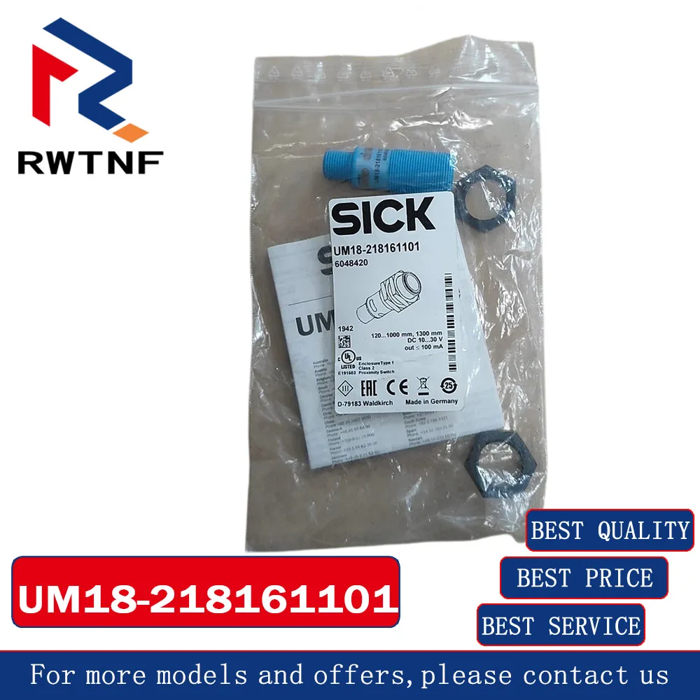 Brand New Genuine UM18-218161101 SICK Ultrasonic sensor order number 6048420,100% Original Warehouse Stock