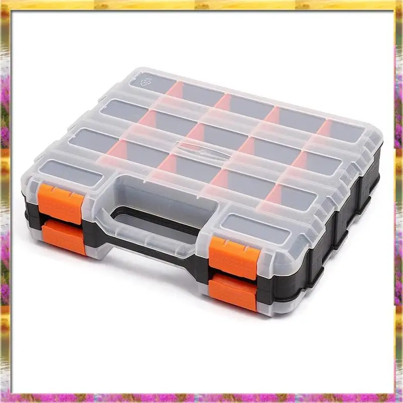 【AB07 Prezzo】 1 PZ Organizzatore di attrezzi a doppia faccia Hardware Scatola di accessori per attrezzi Scatola di parti Cassetta degli attrezzi