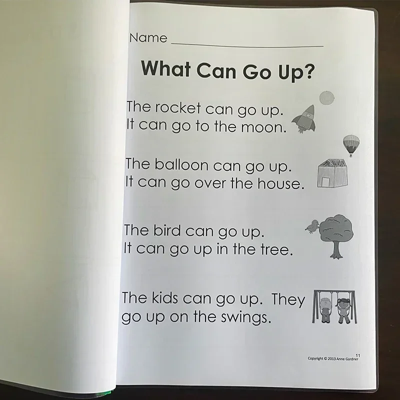 Reading Comprehension Level C-P Workbook Question Guided Reading Practice Learning English Toys for Children Kid Montessori