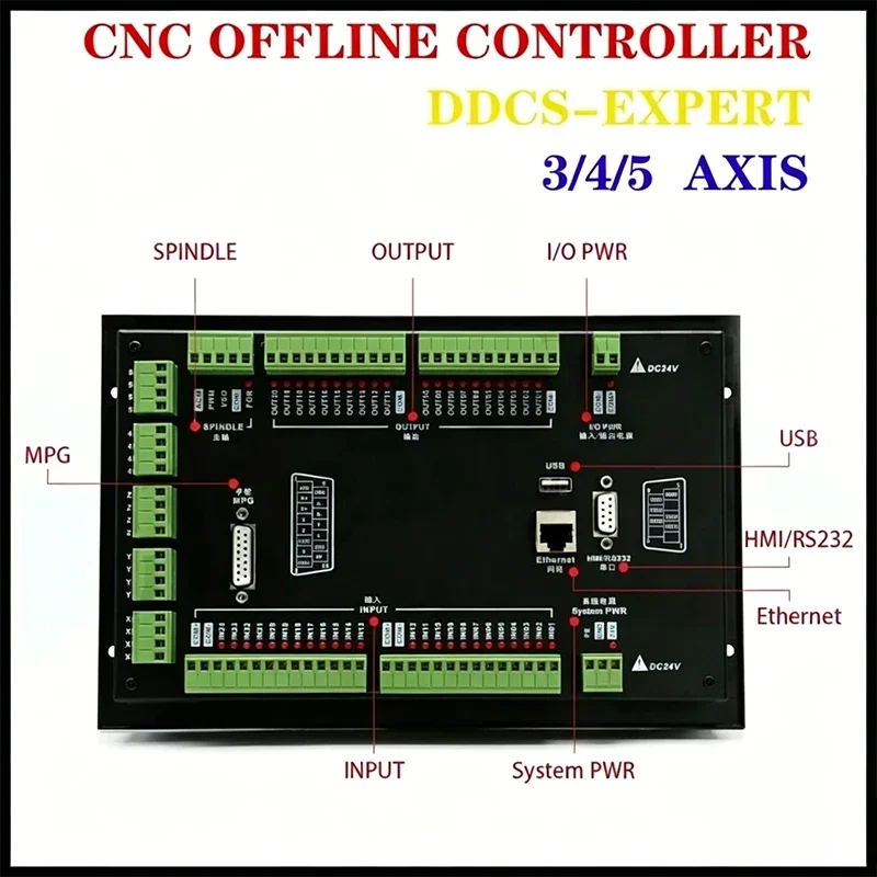 NF 3/4/5-Axis DDCS Expert CNC Offline Motion Controller Kit for Engraving Milling Machines and Lathe Accessories