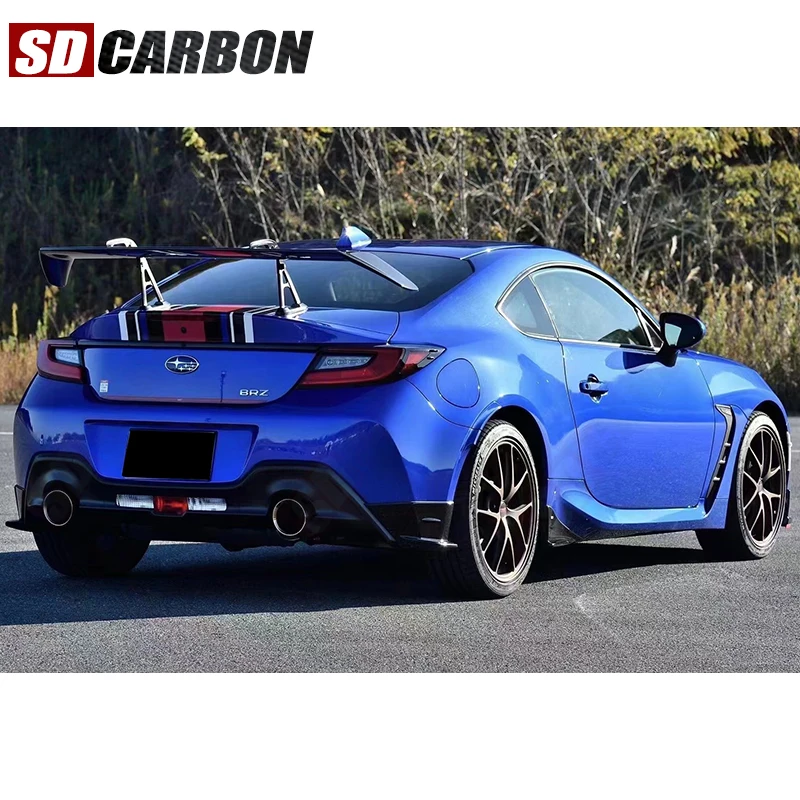 لتويوتا GR86 GT86 سوبارو BRZ ألياف الكربون الذيل زعانف الخلفي الجذع المفسد دليل الجناح الخلفي الجناح سيارة الجذع كلبشة طقم الجسم #5