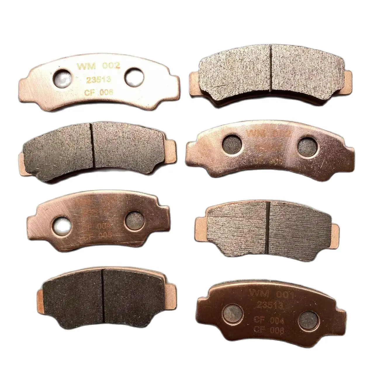 2pcs Front and 2pcs Rear SINTERED Brake Pads ASSY 9AWA-0811A0 &7020-0810A0 For CFMoto NEW 800CC 850 1000 ATV UTV U8 Z10