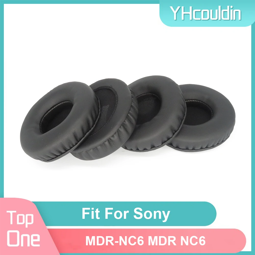 Earpads For Sony MDR-NC6 MDR NC6 Headphone Earcushions PU Soft Pads Foam Ear Pads Black