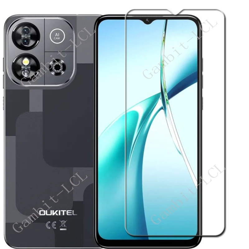 2PCS Tempered Glass For Oukitel C37 C38 C50 C51 C53 C57 Pro C57S C58 G1 G2 P1 WP28E WP28S WP32 WP35 WP35S  Screen Protector Film