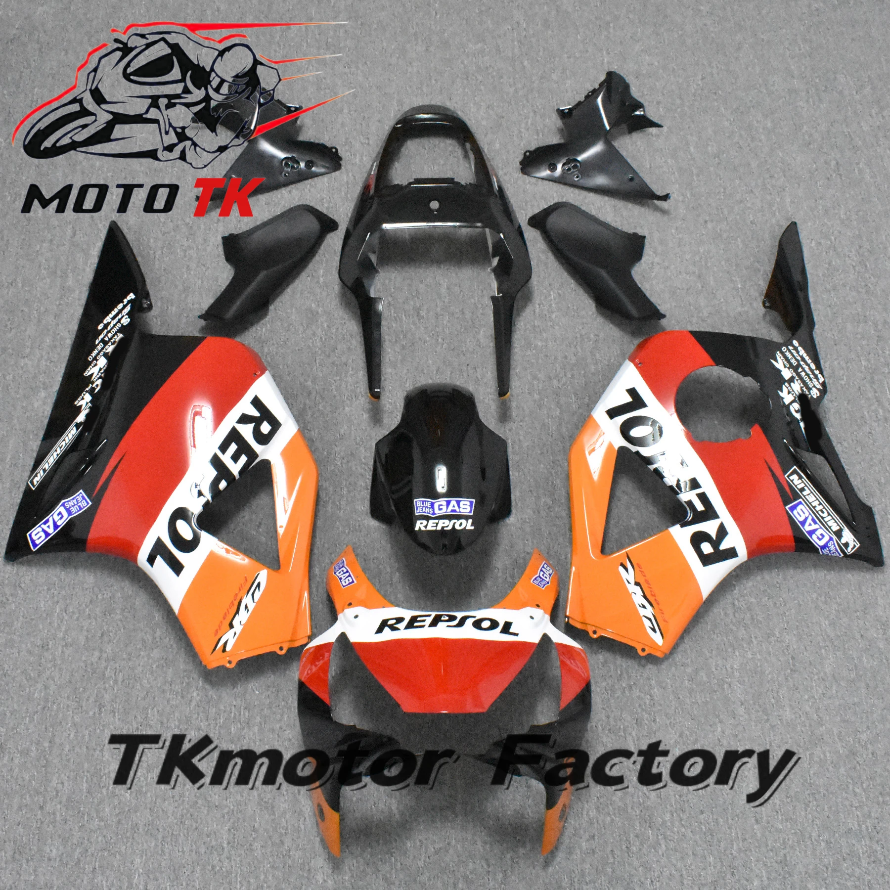 Motorcycle Fairing Kit for HONDA CBR900RR 954 2002 2003 CBR900 RR CBR 900RR 02 03 Hot Red Black Fairings Bodywork Set