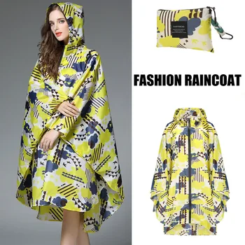 Big Size Women Raincoat Lightweight Biker Rain Coat Poncho Ladies Waterproof Men Motorcycle Raincoat Adults Windproof Cloak Gear 2