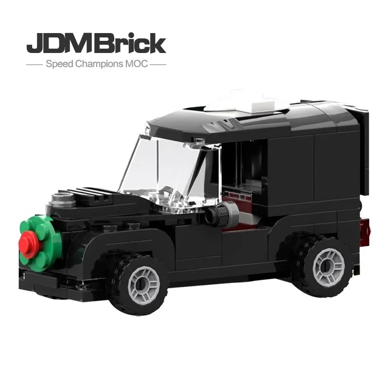 MOC-17019 puzzle assembly brick building blocks Christmas and winter series winter village vintage car assembly car model toys