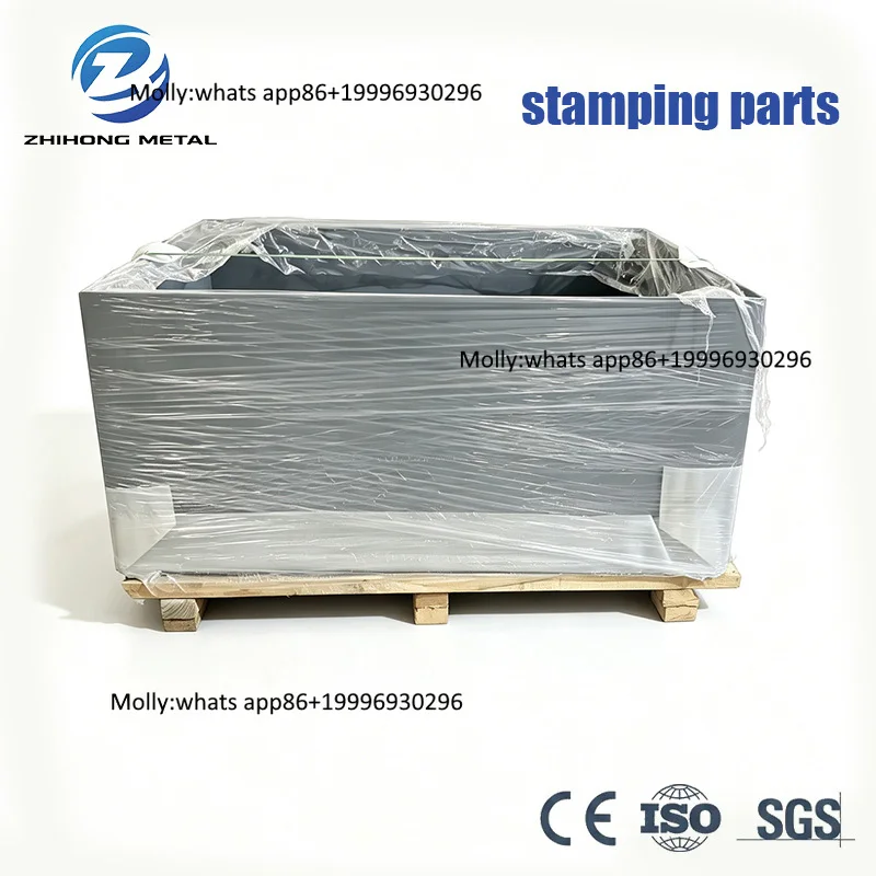 Custom Sheet Metal Parts | Matching Metal Box & Wire Mesh Cover Combo for Electrical Cabinet & Air Conditioner Protection