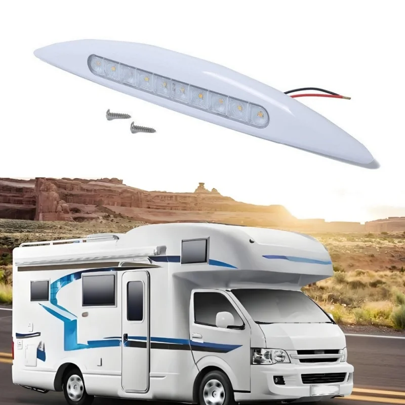 12V LED RV LED Awning Porch Light Waterproof Motorhome Caravan Interior Wall Lamp For Van Camper Trailer Caravan Exterior Lamp