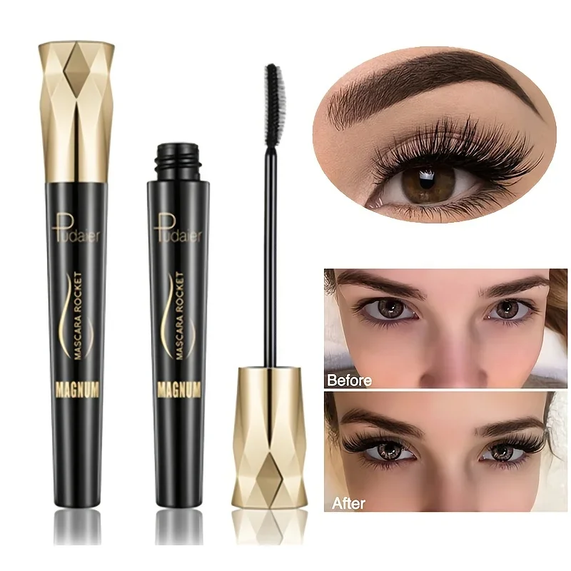 4D Mascara Waterproof Eyelashes Lengthening  Long Lasting Silky Lash Black Eyelashes Extension Make Up Beauty Eye Korean Cosmeti