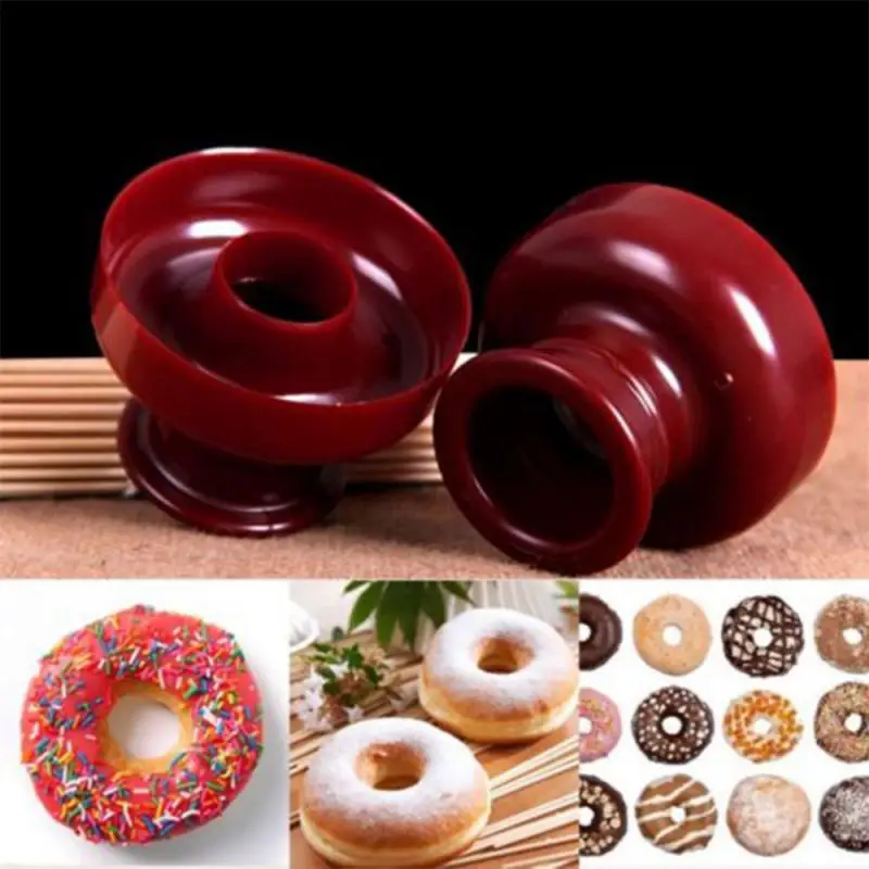 Donut Cutter Maker Form For Donuts Cookie Cake Bakery Mold For Bread Desserts Round Flower Shaped Kitchen Tools Device