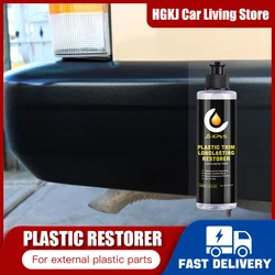 JB 24 Plastic Trim Long-lasting Restorer Back To Black Gloss Hydrophobic Coating For Auto Car Exterior Cleaning Renovator