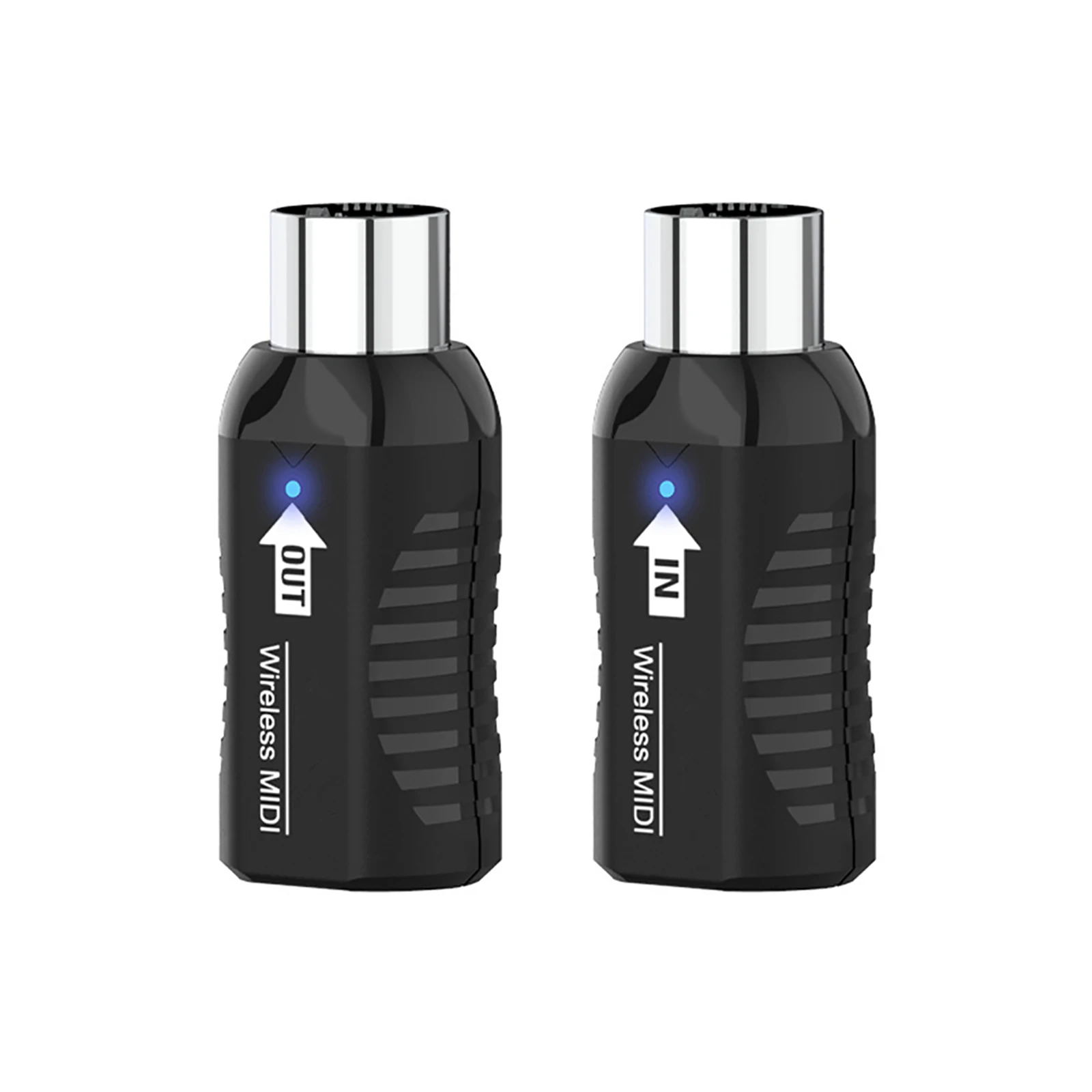 

Беспроводной MIDI-адаптер Перезаряжаемый аудиопередатчик Приемник 2,4 ГГц Сверхнизкая задержка Встроенный бесшумный портативный MIDI-разъем