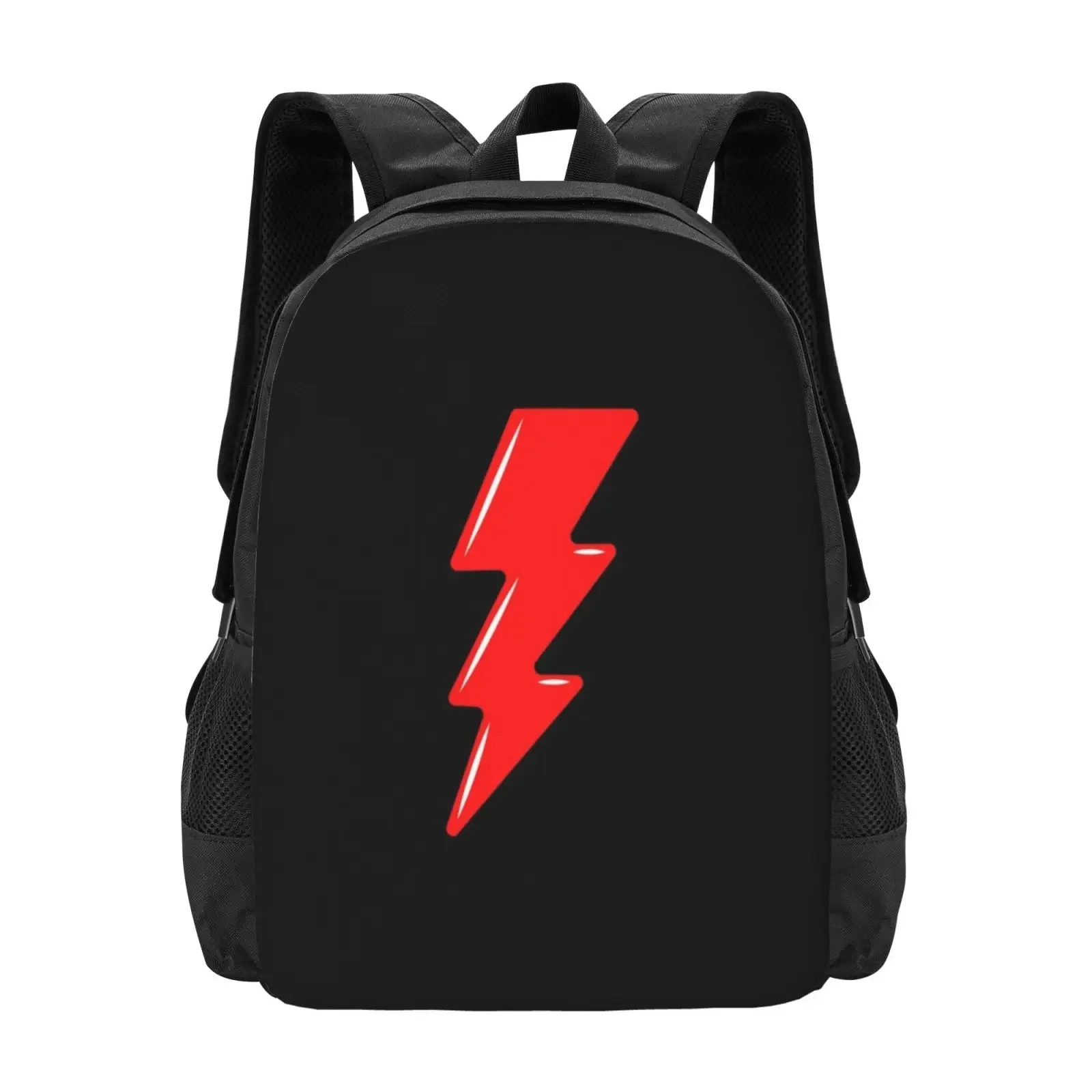 الأحمر فلاش البرق حار بيع المدرسية على ظهره أكياس الموضة البط البري البرق الترباس الأحمر فلاش البرق البط البري البرق الترباس بسيط #1