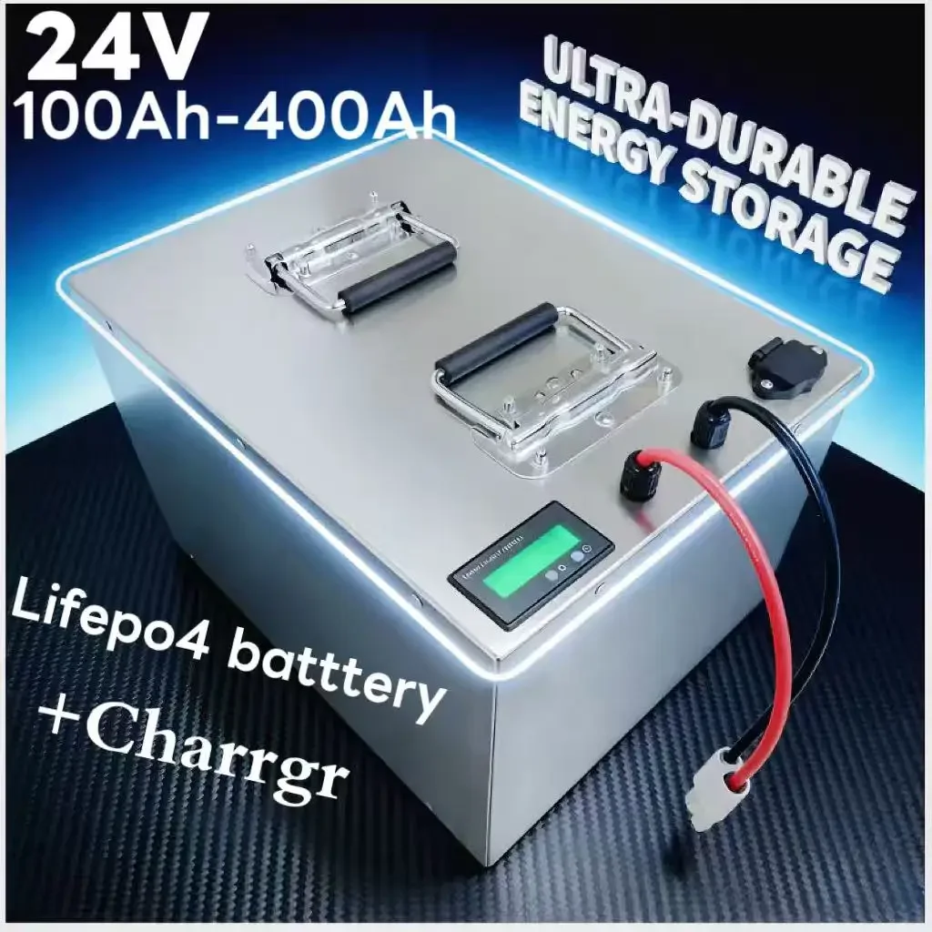 

24V LiFePO4 Battery 100Ah‑400Ah Deep Cycle Rechargeable Power For Solar System, UPS, Trolling Motor, RV, Marine & Off‑Grid Bac