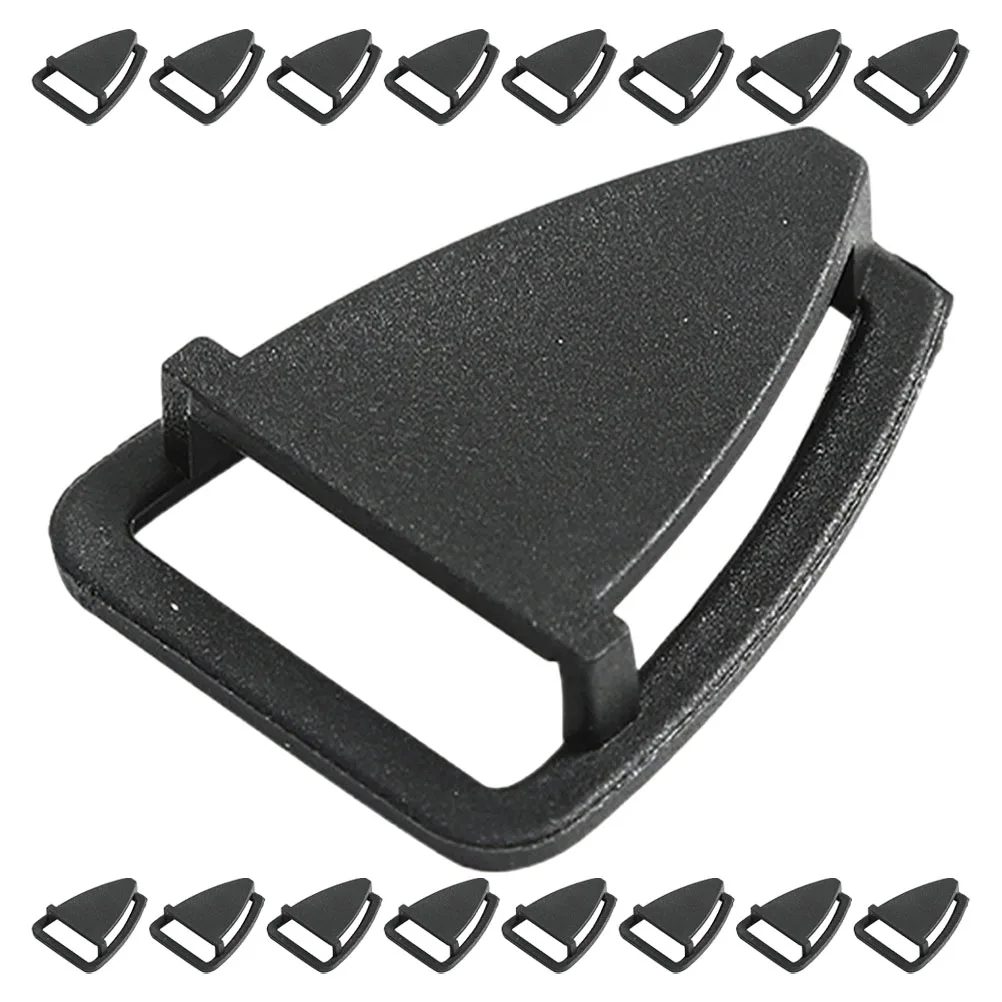 

100pcs Safety Accessories Plastic Triangle Buckle Chin Strap Replacement Compact Design Construction Hat Attachment Hard