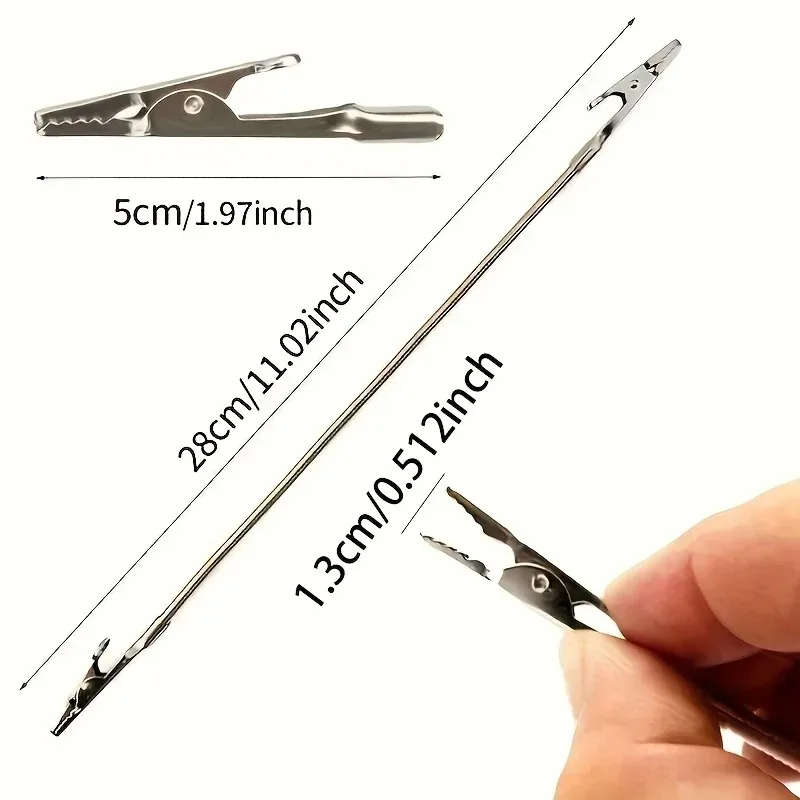 

1/3 шт. двусторонний зажим для благовоний от комаров, универсальный зажим в виде крокодила, кронштейн, сломанный зажим для благовоний, удлиненный шланг