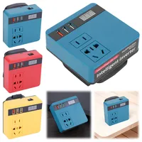 120W Lithium Battery Inverter DC 18-21V To AC 220V DC To AC Inverter Intelligent Battery Transformer for DeWalt Makita Milwaukee