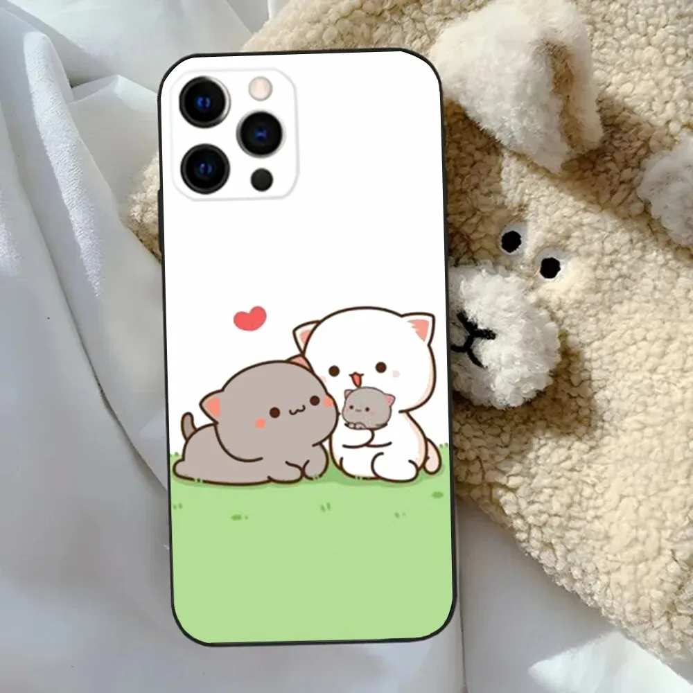 Cute B-BuBu DuDu   Phone Case For Apple iPhone 15,14,13,12,11,Pro,X,XS,Max,XR,Plus,Mini Soft Black Cover