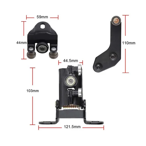 Imagen 2 del producto Bisagra del rodillo de la puerta deslizante derecha para Ford Transit MK6 MK7 1667675 1639910 1705694 4796308