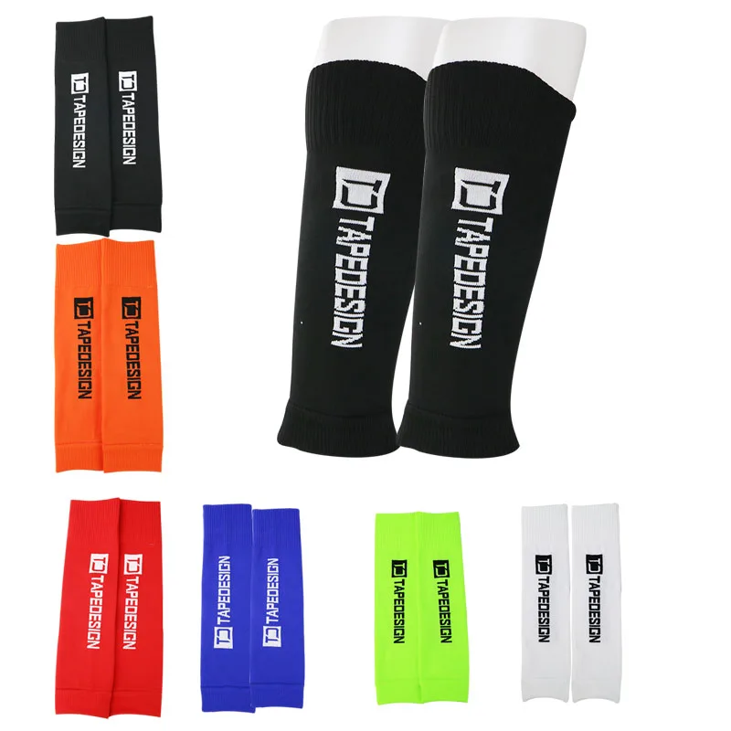 1 Pair Soccer Football Shin Guard Teens Socks Pads Professional Shields Legging Shinguards Sleeves Protective Gear