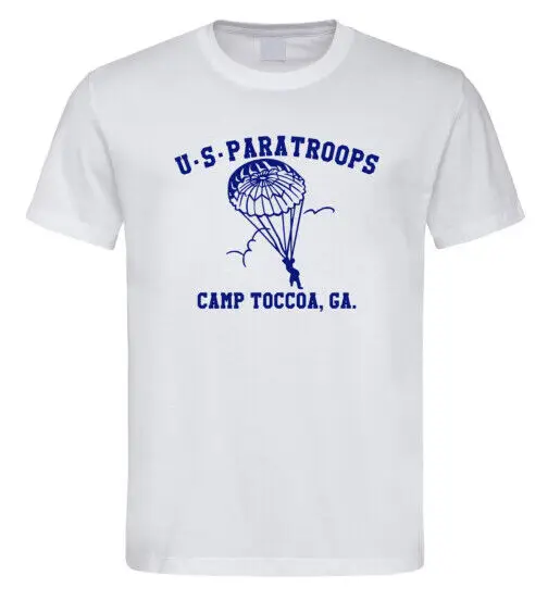 Us Paratroops T Shirt 1079 Camp Toccoa Georgia Band Of Brothers Wwii World War 2