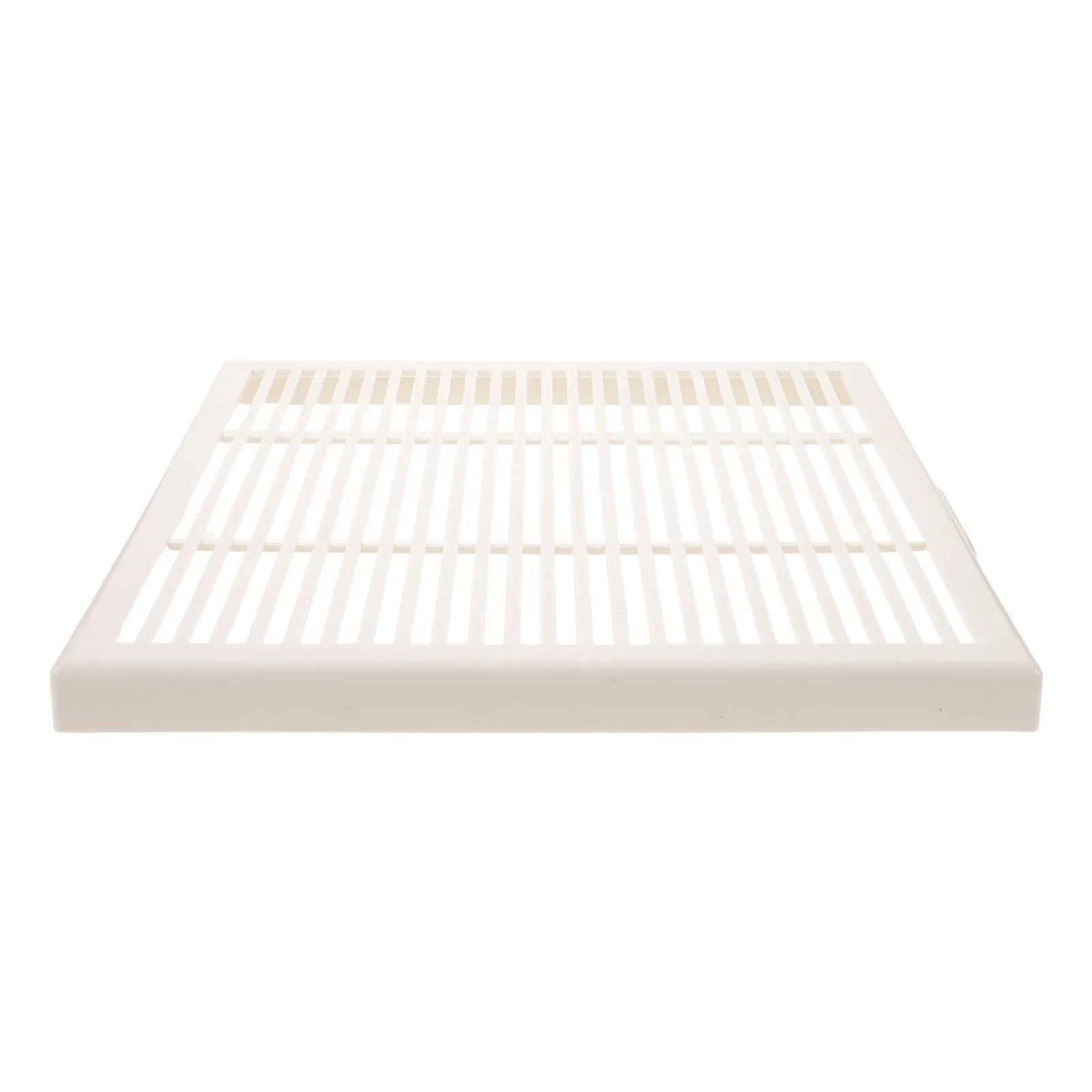 

White Extractor Vent Grille Practical Ceiling Cover Sturdy Ventilation Panel Classic White Design for Bathroom Air Exchange