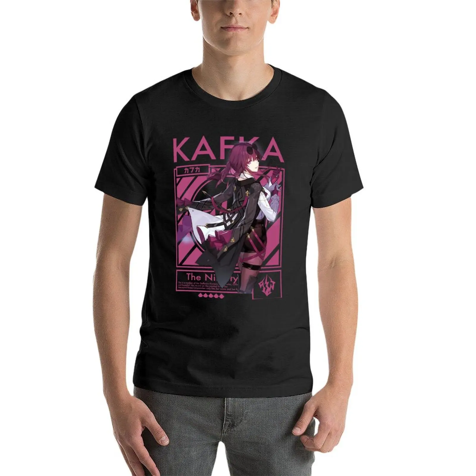 HONKAI STAR RAIL KAFKA T-shirt cute tops customs design your own mens graphic t-shirts