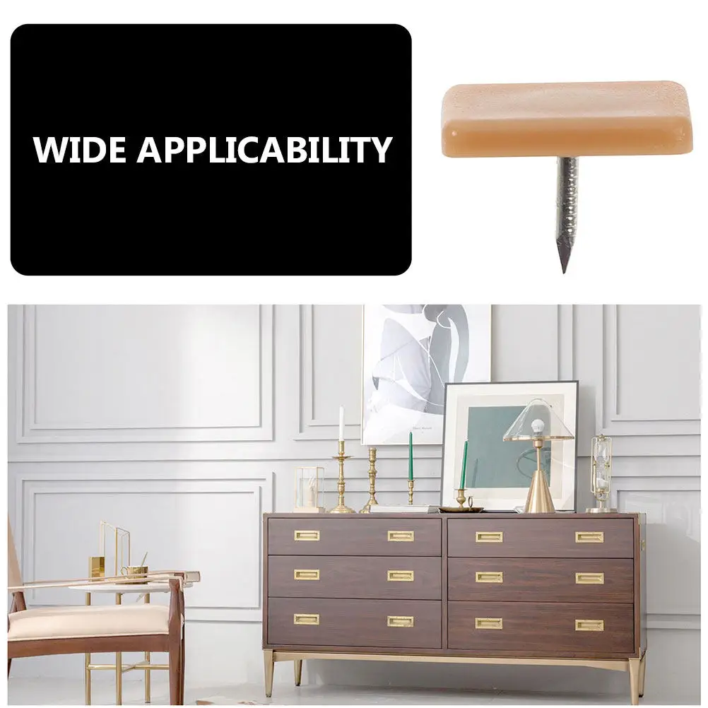 30Pcs Plastic Drawer Glides Slides Tack- Furniture Leg Sliders for Dressers Cabinets Tables Noise Reduction High Load Capacity