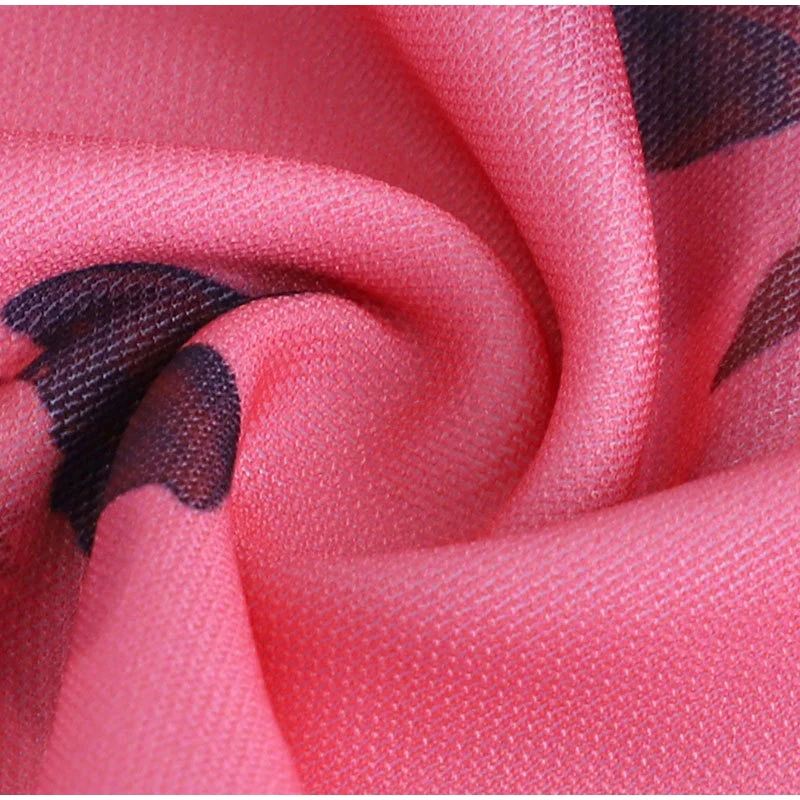 Damen Rosa Rosen-Print Transparentes Mesh-Minikleid Schulterfreies Langarm-Kleid mit Raffungen und Seitlicher Schnürung Sexy Party-Clubwear – Detail 4