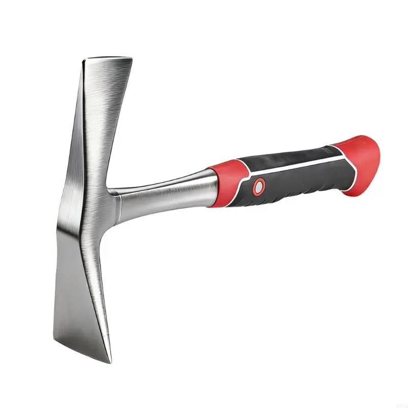 Functional Double Sided Pick Brick Hammer For Hiking Survival With High Hardness Carbon Steel And Secure Grip Tool 