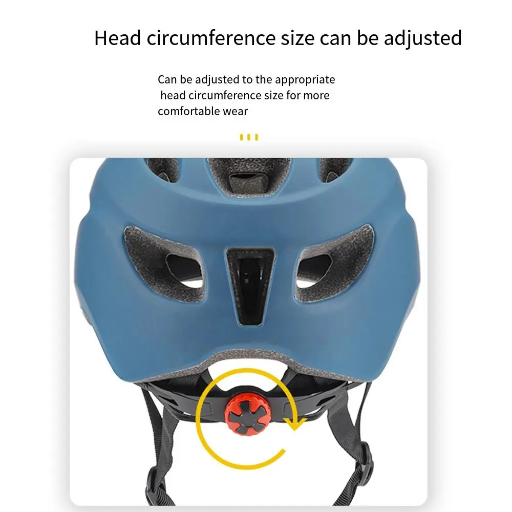Adjustable Cycling Helmet Brethable Large Riding Safety Cap Sports Racing Riding Ultralight Racing Bike Equipments Men