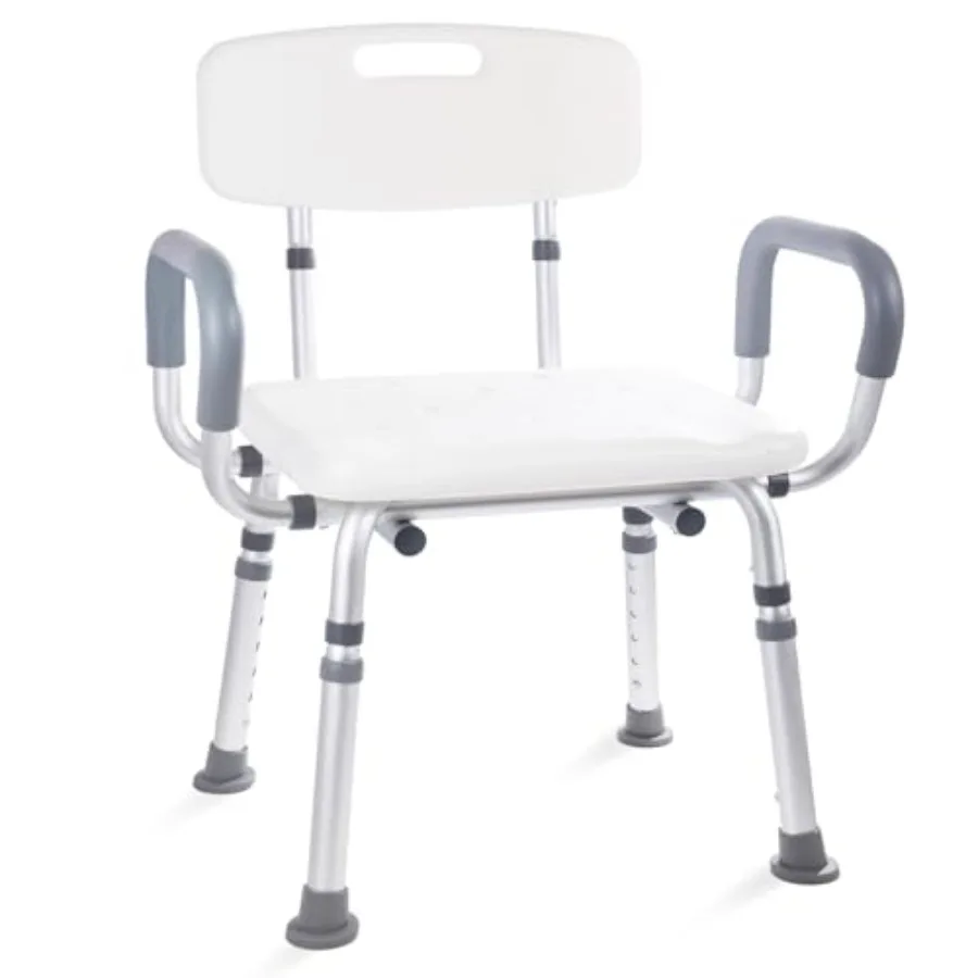 

Swivel Shower Chair for Seniors, 400 lbs Heavy Duty, Blue, Aluminum, Bath and Shower Safety Seating