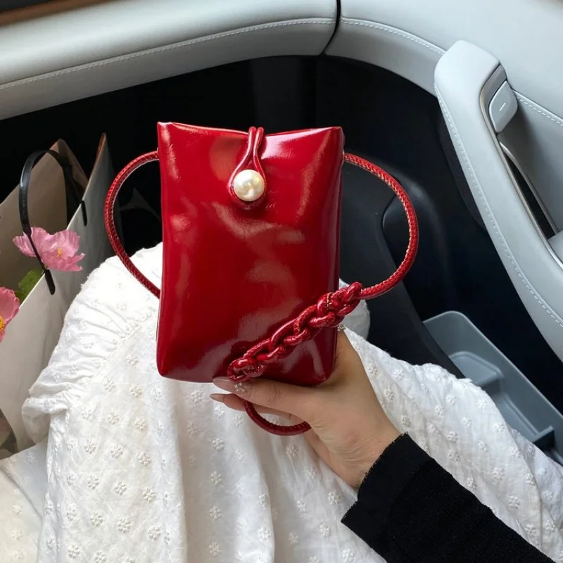 

Elegant Crossbody Handbag Leather Women's Bag High-End Luxury Brand Famous Designer Casual Vintage Commuter Daily Bag​