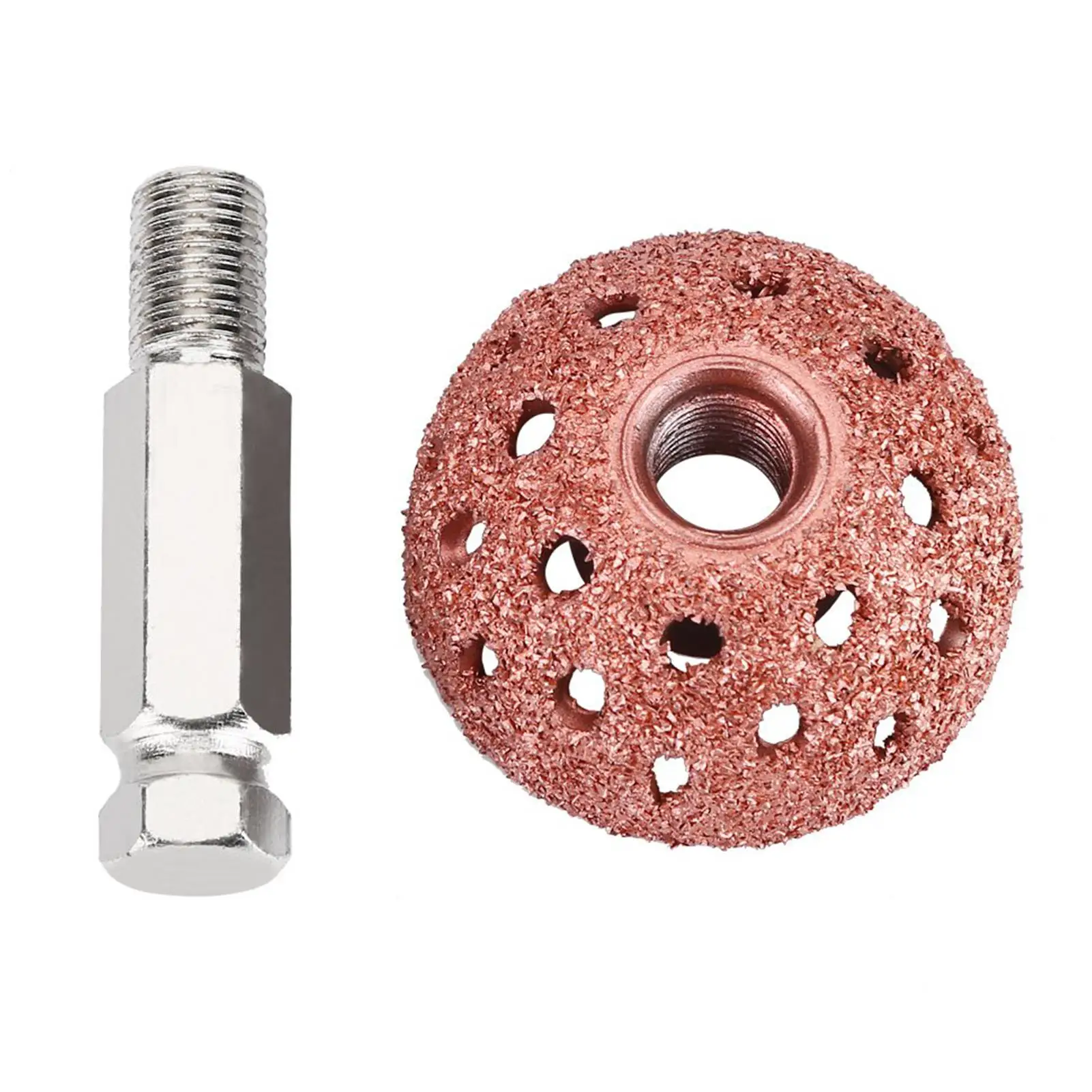 9mm Tire Repair Grinding Head - Coarse Grit Buffing Wheel with Rod for 38mm Tire Repair Tools