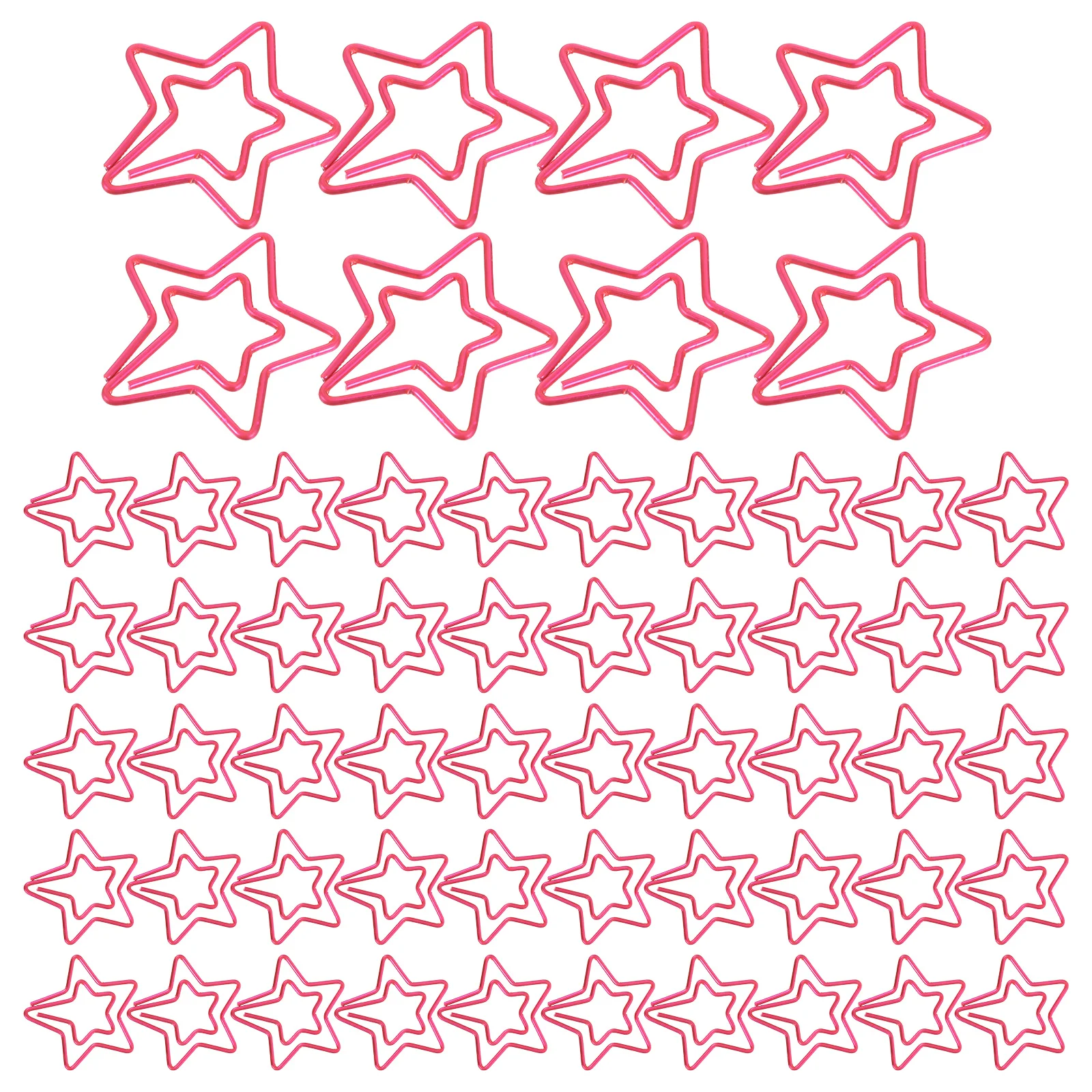 

120Pcs Star Shape Paper Clips Metal Paperclips Funny Cute Planner Clips Office School Decorative Novelty Paper Bookmarks
