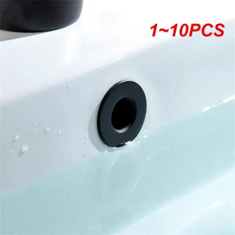 1~10PCS Six-foot Ring Overflow Sink Faucet Bathroom Replacement Basin Brass Cover Insert Home Decor