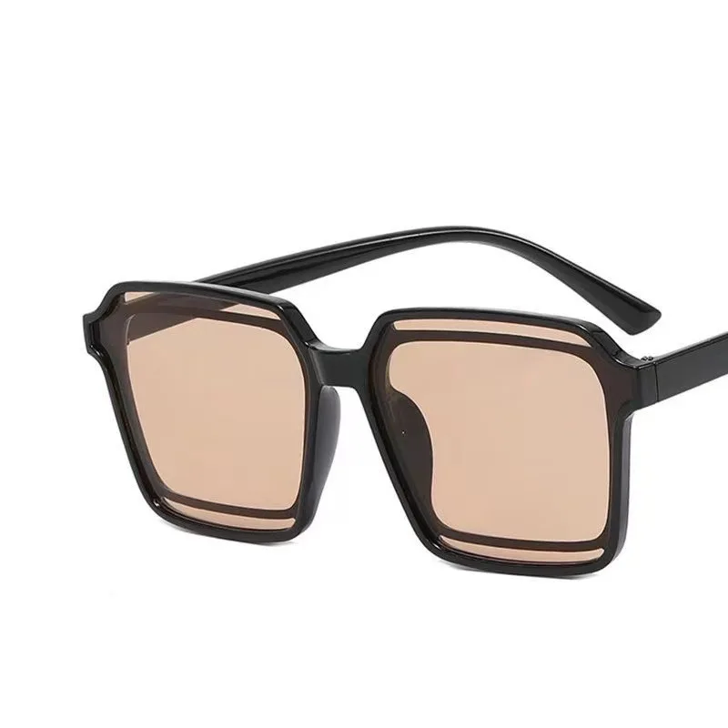 أزياء الرجال مربع العصرية النظارات الشمسية النساء إطار كبير نظارات شمسية ملونة الإناث التدرج في الهواء الطلق ظلال السيدات النظارات