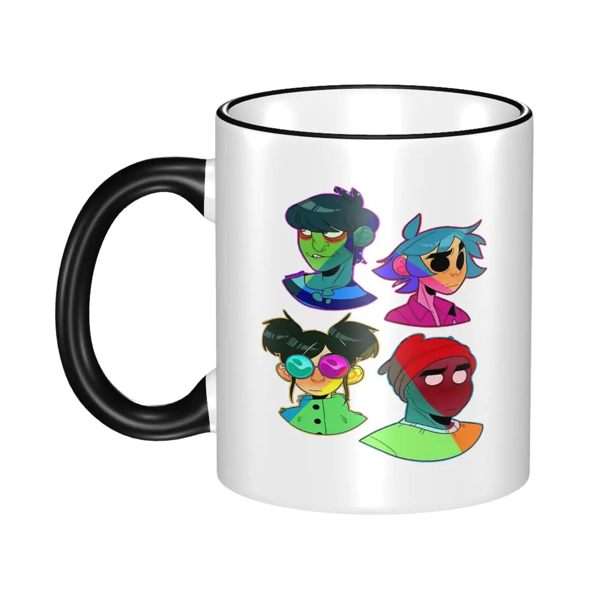 

2025 Teacher Off Duty Merch Mugs Kawaii Gorillazs Music Coffee Cup