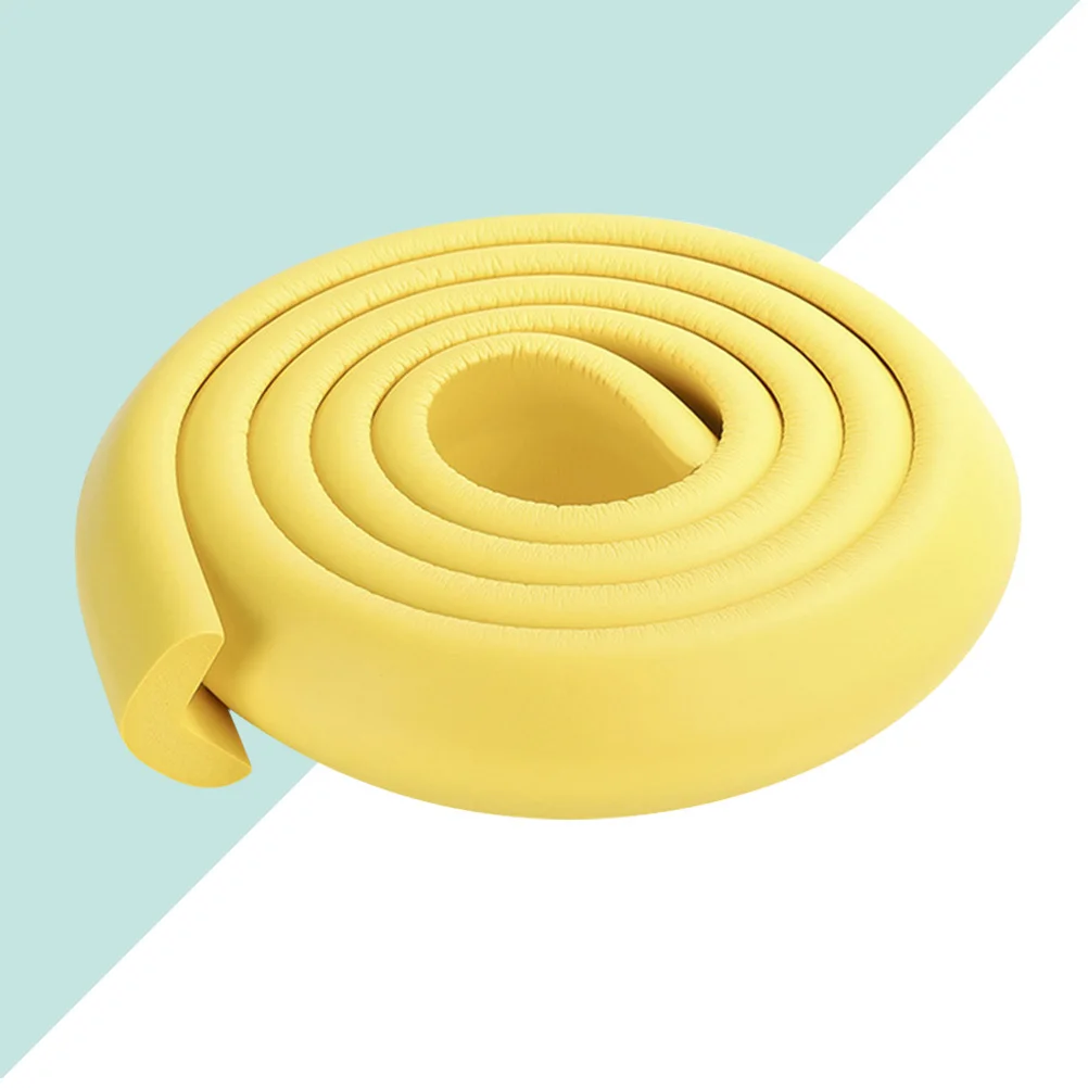 

1 Roll Baby Safety Strip Thick Anti-Collision Bumper Yellow Easy Apply Table Protector Corner Guard for Wood Glass Granite