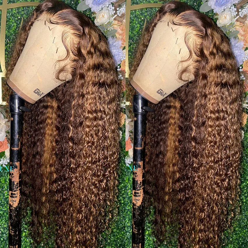 Super Natural Hairline Highlight Lace Front Wig