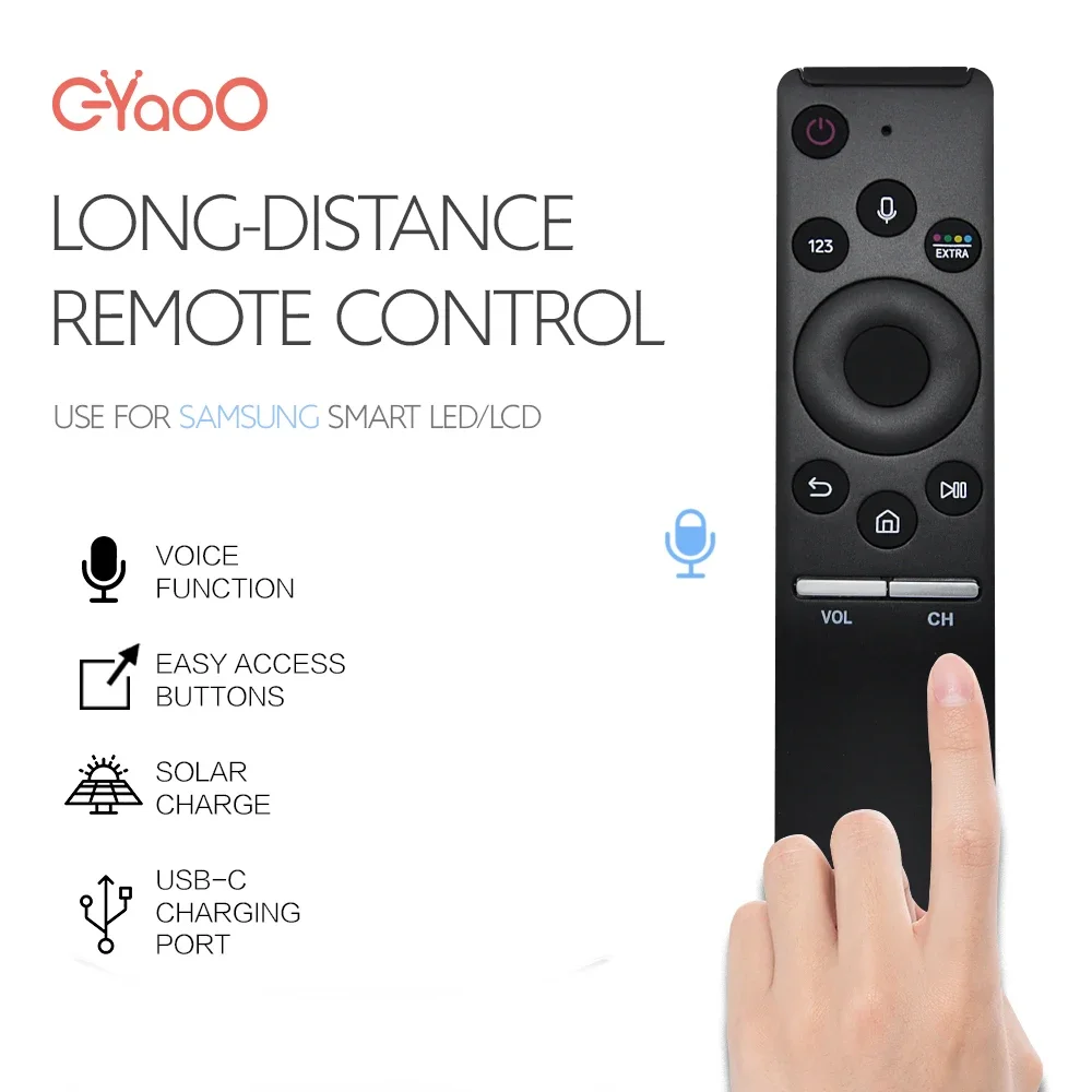 Suara TV Remote kontrol digunakan untuk Samsung BN59-01266A BN59-01298H BN59-01330 cocok untuk TV pintar QLED HD 4K