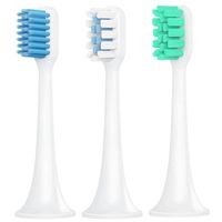 10pcs Replacement Brush Heads For Xiaomi Mijia T300 T301 T500 Sonic Electric Toothbrush Head DuPont Vacuum Soft Bristle Nozzles
