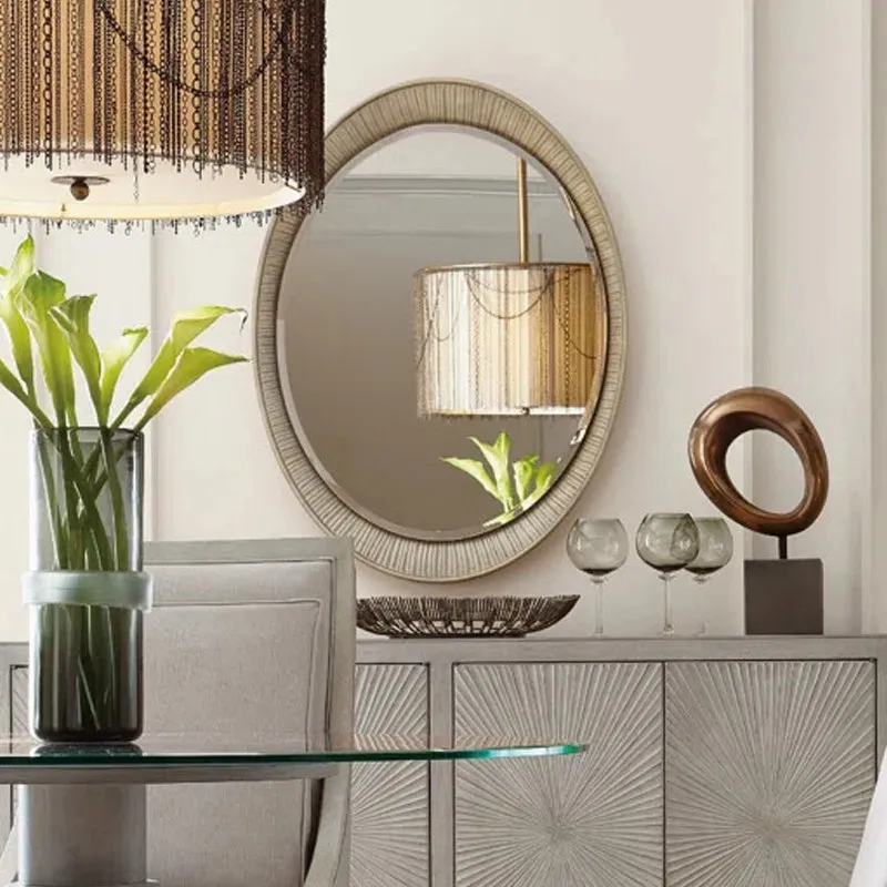 Wall Modern Mirror Hanging Long Luxury Big Funky Bathroom Bedroom Xenomorph Girls Mirror Vanity Espelhos Living Room Decorations
